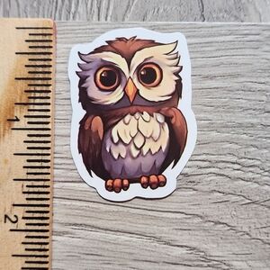 10/$10 Owl Sticker Bird Hoot Owlet Colorful Cartoon